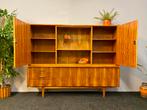 vintage highboard jaren 60/70 retro design dressoir  kast, Huis en Inrichting, Kasten | Vitrinekasten, Ophalen, Gebruikt, 150 tot 200 cm