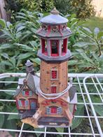 Kersthuisje Lemax Lighthouse vuurtoren, Ophalen of Verzenden, Gebruikt