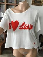 MOSCHINO T-shirt maat s origineel ZGAN 1 keer gedragen, G, Wit, Zo goed als nieuw, Korte mouw