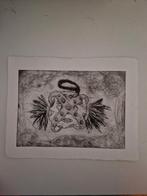 Abstracte Ets, Antiek en Kunst, Kunst | Etsen en Gravures, Ophalen of Verzenden