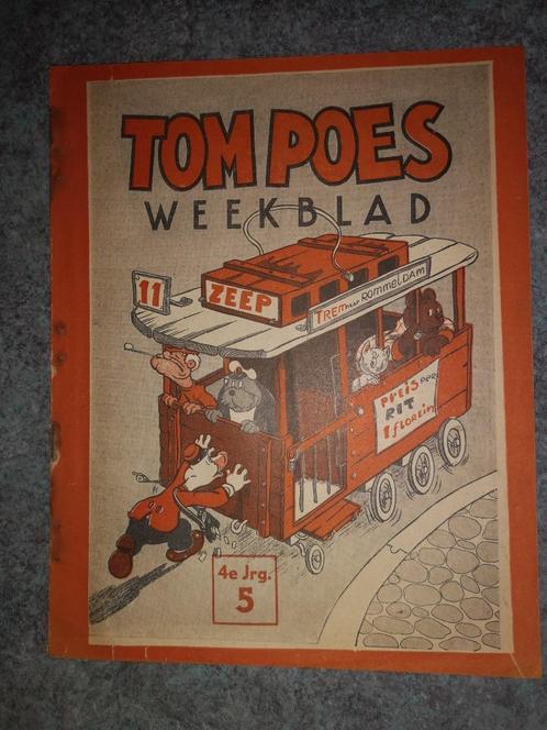 Tom Poes Weekblad jaargang 4, Boeken, Stripboeken, Gelezen, Meerdere stripboeken, Ophalen of Verzenden
