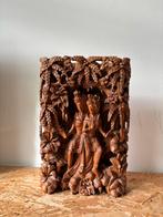 Balinees Houtsnijwerk - Prachtig Kunstwerk, Antiek en Kunst, Kunst | Beelden en Houtsnijwerken, Ophalen