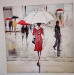 Groot Acrylverf Schilderij in Perfecte Staat, Ophalen of Verzenden