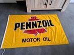 Pennzoil motor oil vlag, Verzamelen, Merken en Reclamevoorwerpen, Ophalen of Verzenden, Zo goed als nieuw, Reclamebord