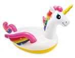 TE KOOP: Intex ride-on opblaasbare eenhoorn zwembad ZGAN, Ophalen of Verzenden, Zo goed als nieuw