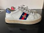 Gucci Ace crystal sneakers maat 37, Wit, Ophalen of Verzenden, Gedragen, Gucci