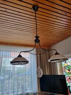 Hanglamp met 2 lampen, Ophalen, Gebruikt, Klassiek, Glas