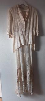 Vintage Papillon Jurk XL, Beige, Maat 46/48 (XL) of groter, Ophalen of Verzenden, Papillon