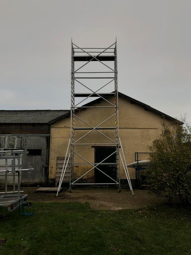 Rolsteiger te Huur, Doe-het-zelf en Verbouw, Steigers, Rolsteiger of Kamersteiger, 5 meter of hoger, Ophalen of Verzenden