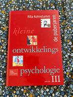 Kleine Ontwikkelingspsychologie III - Kohnstamm, Ophalen of Verzenden, Gelezen, Ontwikkelingspsychologie
