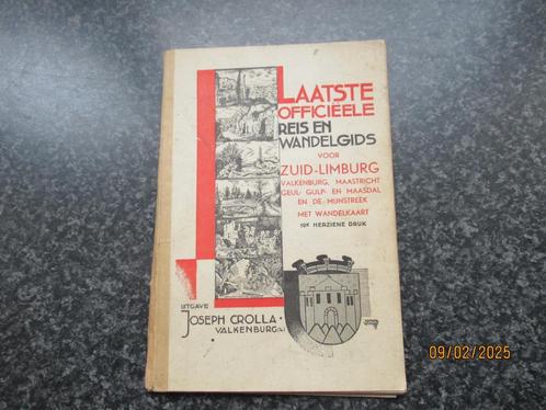 LAATSTE OFFICIEELE REIS + WANDELGIDS V ZUID- LIMBURG CROLLA, Boeken, Geschiedenis | Stad en Regio, Gelezen, 20e eeuw of later