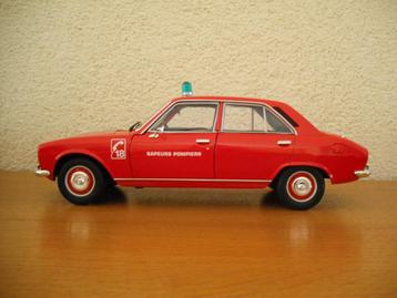 Peugeot 504 GL Pompiers 1975 Welly NIEUW OVP Brandweer RARE beschikbaar voor biedingen