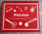 vintage houten naaidoosje - 20 x 16 cm, Antiek en Kunst, Curiosa en Brocante, Ophalen of Verzenden