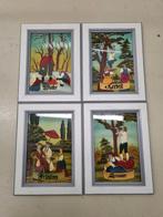 Set van 4 Seizoenen Schilderijen, Antiek en Kunst, Ophalen of Verzenden