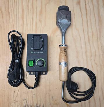 Brandstempel met netspanningsregelaar  beschikbaar voor biedingen