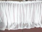 1 Witte vitrage strook van 73 cm hoog en 170 cm breed, Wit, 150 tot 200 cm, Ophalen of Verzenden, Zo goed als nieuw