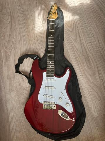 LA Electrische Gitaar van Gear4music, Rood beschikbaar voor biedingen