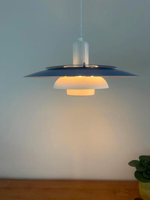 Deense hanglamp - Lyskaer Type 4756 - schalenlamp - jaren 70, Huis en Inrichting, Lampen | Hanglampen, Zo goed als nieuw, Minder dan 50 cm