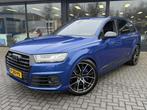 Audi Q7 4.0 TDI SQ7 7pers ABT uitgev. keramisch toptstaat!, Auto's, Audi, Gebruikt, Blauw, 7 stoelen, Leder