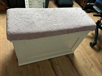Opbergkist (bankje) met kussen. beschikbaar voor biedingen