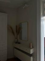 Spiegel met goud randje (60x90 cm), Huis en Inrichting, Woonaccessoires | Spiegels, Ophalen of Verzenden, Nieuw, Rechthoekig, Minder dan 100 cm