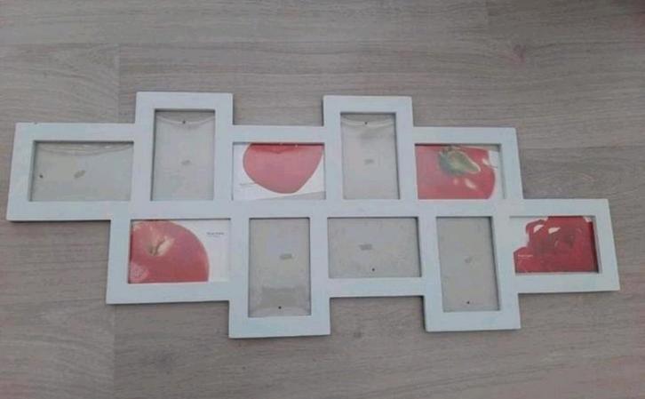 Xenos fotocollage lijst wit, Huis en Inrichting, Woonaccessoires | Lijsten, Zo goed als nieuw, Ophalen