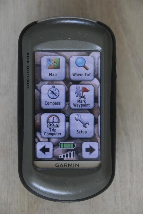 Garmin Oregon 400t wandelnavigatie, Sport en Fitness, Bergsport en Wandelen, Gebruikt, Navigatie of Gps, Ophalen of Verzenden