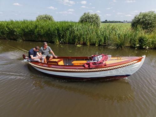 Kapitein Klassieke Mahoniehouten Sloep 6.20, Watersport en Boten, Motorboten en Motorjachten, Gebruikt, 6 tot 9 meter, Overige brandstoffen