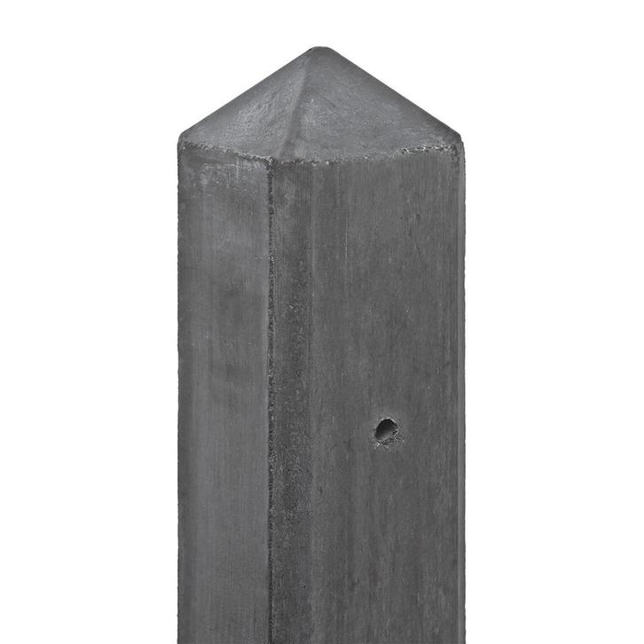Betonpaal piramidekop antraciet., Tuin en Terras, Schuttingen, Nieuw, Overige materialen, 1 tot 2 meter, 6 meter of meer, Ophalen of Verzenden