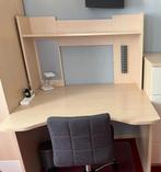 Solide bureau incl mat te koop!, Ophalen, Zo goed als nieuw