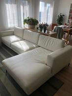 Ikea white big leather couch, Huis en Inrichting, Banken | Sofa's en Chaises Longues, Verzenden, Zo goed als nieuw