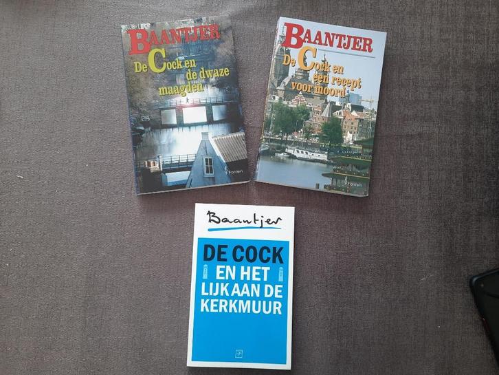 3 pockets van de Cock, Baantjer NIEUW, Boeken, Detectives, Nieuw, Ophalen of Verzenden