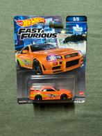 HotWheels Fast&Furious Nissan Skyline GT-R (BNR34), Hobby en Vrije tijd, Modelauto's | Overige schalen, Ophalen of Verzenden, Zo goed als nieuw