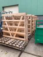 Houten (glas) bokken in prima staat, Doe-het-zelf en Verbouw, Ophalen, Gebruikt, Minder dan 25 mm, Pallet