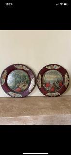 Brocante ijzeren borden, Antiek en Kunst, Antiek | Wandborden en Tegels, Ophalen of Verzenden