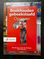 Boekhouden geboekstaafd 1 opgaven, Boeken, Studieboeken en Cursussen, Ophalen of Verzenden, Zo goed als nieuw, HBO, Noordhoff Uitgevers