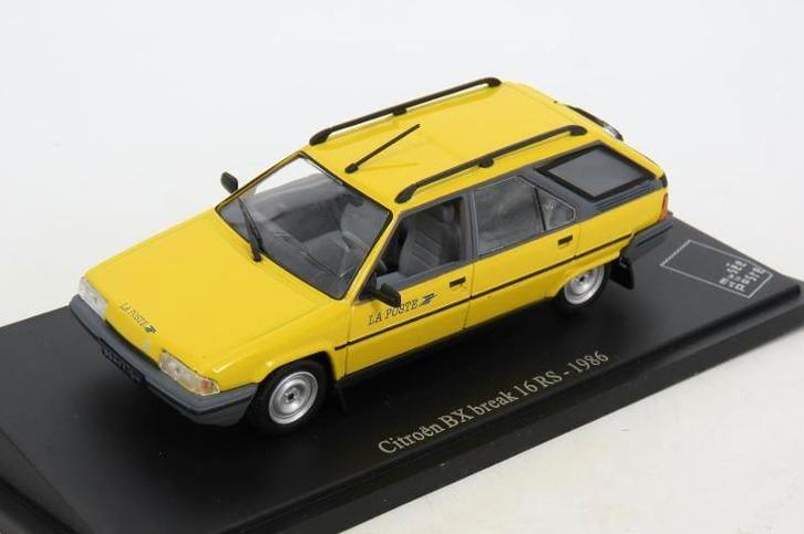 28033: Citroën BX Break 16 RS - La Poste - 1986 - Atlas 1:43, Hobby en Vrije tijd, Modelauto's | 1:43, Nieuw, Auto, Overige merken