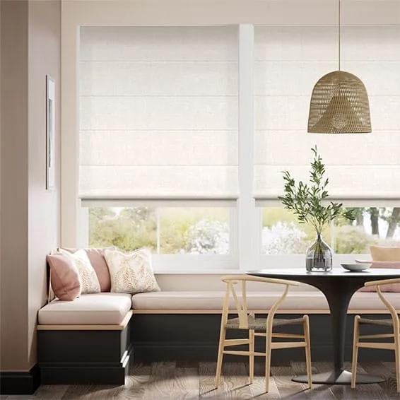 Tuiss Bijou linnen Alabaster vouwgordijn, Huis en Inrichting, Stoffering | Gordijnen en Lamellen, Nieuw, 200 cm of meer, Ophalen