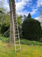 Uitschuif ladder / 2x 12 treden / Ingeschoven lengte 3m, Ladder, Gebruikt, Opvouwbaar of Inschuifbaar, 4 meter of meer