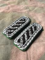 Ww2 schutzpolizei meister schulterklappen., Ophalen of Verzenden, Nederland, Embleem of Badge