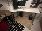 IKEA Galant Hoekbureau Wit - Uitbreidbaar, Huis en Inrichting, Bureaus, Ophalen, Gebruikt, Bureau