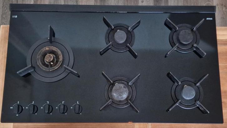 ATAG Gasfornuis - 5 pits, Witgoed en Apparatuur, Kookplaten, Gebruikt, Inbouw, Gas, 5 kookzones of meer, Ophalen