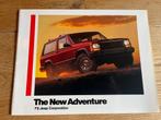 Jeep 1984 autofolder brochure Cherokee CJ-7 CJ-8 Wagoneer, Boeken, Ophalen of Verzenden, Zo goed als nieuw, Overige merken