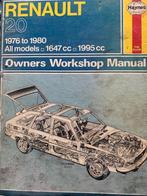 Renault 20 reparatie handboek Haynes, Auto diversen, Handleidingen en Instructieboekjes, Ophalen of Verzenden