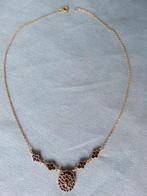 Antieke halsketting met granaat stenen in goud, Sieraden, Tassen en Uiterlijk, Antieke sieraden, Ophalen of Verzenden, Goud, Ketting