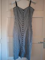 Zwart/wit pied de poule geruit jurkje mouwloos maat S (46.), Anneonline, Steenbergen, Shop@wesell4u.nl, Zwart