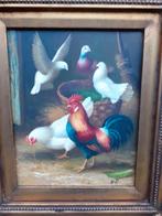 Olieverf Schilderij "De Dierenmanagerie", Ophalen of Verzenden