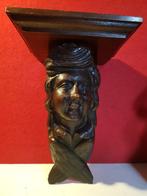 17e eeuws houtsnijwerk barok ornament putto cherubijn, Ophalen of Verzenden
