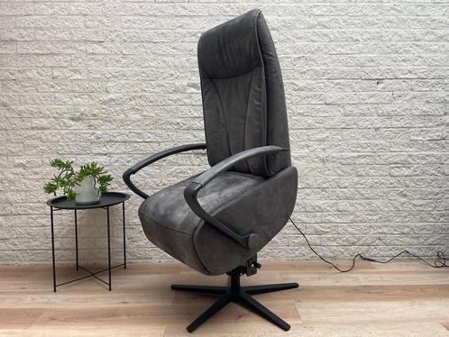 Stawett sta op stoel elektrisch verstelbare relax fauteuil L, Huis en Inrichting, Fauteuils, Zo goed als nieuw, Stof, 50 tot 75 cm