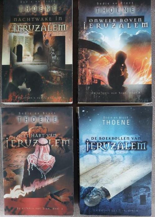 Bodie en Brock Thoene: De Erfenis van Sion-1, 2, 3 en 4, Boeken, Historische romans, Zo goed als nieuw, Ophalen of Verzenden